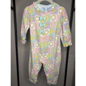 80s vintage baby girls  romper